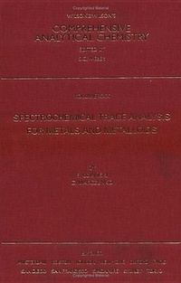 Abbildung von: Spectrochemical Trace Analysis for Metals and Metalloids: Volume 30 - Elsevier