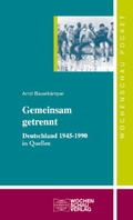 Cover: Gemeinsam getrennt - Wochenschau Verlag