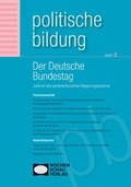 Cover: Der deutsche Bundestag - Zentrum des parlamentarischen Regierungssystems - Wochenschau Verlag