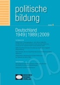 Cover: Deutschland 1949/1989/2009 - Wochenschau Verlag