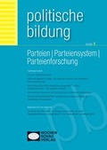 Cover: Parteien - Parteiensysteme - Parteienforschung - Wochenschau Verlag