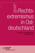 Cover: Rechtsextremismus in Ostdeutschland - Wochenschau Verlag