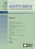 Cover: Zeitschrift f&uuml;r Didaktik der Gesellschaftswissenschaften 1/10 - Wochenschau Verlag