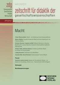 Abbildung von: ZDG 2/2011, Macht - Wochenschau Verlag