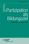 Cover: Partizipation als Bildungsziel - Wochenschau Verlag