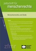 Cover: Menschenrechte und Strafe - Wochenschau Verlag