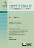 Cover: ZDG 2/13, Narrationen - Wochenschau Verlag