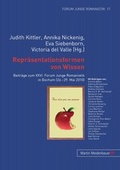 Cover: Repr&auml;sentationsformen von Wissen - Peter Lang Verlag