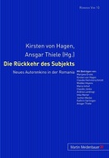 Cover: Die Rueckkehr des Subjekts - Peter Lang Verlag