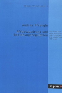 Abbildung von: Affektausdruck und Beziehungsregulation - Peter Lang Verlag