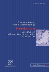 Enlarge image Cover: Mare Balticum - Peter Lang Verlag