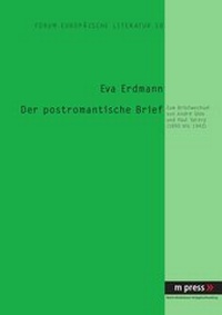 Enlarge image Cover: Der postromantische Brief - Peter Lang Verlag