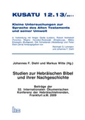 Cover: KUSATU 12.13/2011. - Hartmut Spenner Verlag