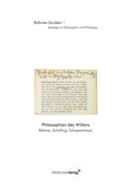 Cover: Philosophien des Willens - Wei&szlig;ensee Verlag