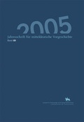 Cover: Jahresschrift f&uuml;r mitteldeutsche Vorgeschichte - Landesamt f. Denkmalpflege u. Arch&auml;ologie Sachsen-Anhalt