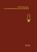 Cover: Ver&ouml;ffentlichungen zur brandenburgischen Landesarch&auml;ologie. Ver&ouml;ffentlichungen... / Ver&ouml;ffentlichungen - Brandenburgisches Landesamt f&uuml;r Denkmalpflege