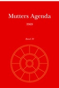 Cover: Agenda der Supramentalen Aktion auf der Erde / Mutters Agenda 1969 - Institut f. Evolutionsforsch.