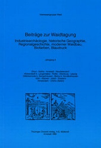 Abbildung von: Beiträge zur Waidtagung / Beiträge zur Waidtagung - Thüringer Chronik-Vlg