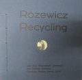 Cover: Recycling - Corvinus Presse