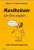 Cover: Musikzitate zum (Ton) angeben... - Birnbach, R