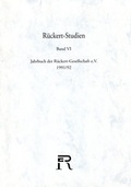 Cover: Jahrbuch der R&uuml;ckert Gesellschaft - Ergon