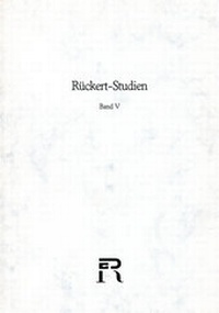 Enlarge image Cover: Jahrbuch der Rückert Gesellschaft - Ergon