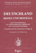 Cover: Deutschland - Reden und Beitr&auml;ge - Ergon
