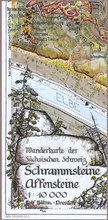 Cover: Schrammsteine - Affensteine 1:10000 - Kartographischer Vlg B&ouml;hm
