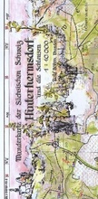 Cover: Hinterhermsdorf und die Schleusen 1:10000 - Kartographischer Vlg B&ouml;hm