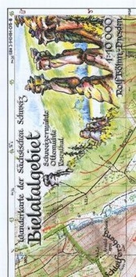 Abbildung von: Bielatalgebiet 1:10000 - Kartographischer Vlg Böhm