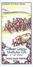 Cover: Zittauer Gebirge - Westlicher Teil 1:10000 - Kartographischer Vlg B&ouml;hm