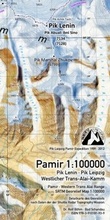 Cover: Pamir 1:100 000 - Kartographischer Vlg B&ouml;hm