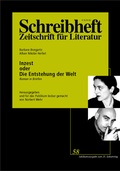 Cover: SCHREIBHEFT 58: Inzest oder Die Entstehung der Welt - Rigodon