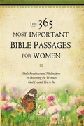 Cover: The 365 Most Important Bible Passages For Women - FaithWords