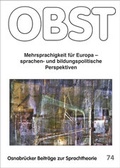 Cover: Mehrsprachigkeit f&uuml;r Europa - Redaktion Obst