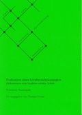 Cover: Evaluation eines Lernbereichskonzeptes - Blumhardt Verlag