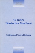 Cover: 40 Jahre Deutscher Musikrat - ConBrio