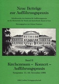 Cover: Kirchenraum - Konzert - Auff&uuml;hrungspraxis - ConBrio