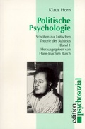Cover: Politische Psychologie - Psychosozial-Verlag