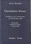 Cover: &Uuml;berliefertes Wissen - Ruhnau, D