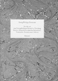 Cover: Georg Philipp Telemann - Drucke aus dem Verlag Balthasar Schmid in N&uuml;rnberg - Ziethen, Harry