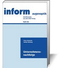 Abbildung von: Unternehmensnachfolge - DOZ-Verlag Optische Fachveröffentlichung