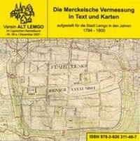 Abbildung von: Die Merckelsche Vermessung in Text und Karten - Lippischer Heimatbund