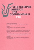 Cover: Tycho de Brahe-Jahrbuch f&uuml;r Goetheanismus / Tycho de Brahe-Jahrbuch f&uuml;r Goetheanismus - Tycho Brahe