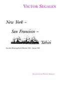Cover: New York - San Francisco - Tahiti - Friedenauer Presse