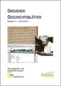 Cover: Grevener Geschichtsbl&auml;tter. Publikationen aus dem Stadtarchiv Greven / 2012/2013 - Stadt Greven