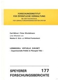 Cover: Lernmodell Virtuelle Zukunft - Deutsches Forschungsinstitut f&uuml;r &ouml;ffentliche Verwaltung Speyer
