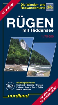 Abbildung von: Rügen mit Hiddensee - Nordland-Kartenvlg