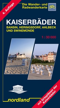 Abbildung von: Kaiserbäder Bansin, Heringsdorf, Ahlbeck und Swinemünde - Nordland-Kartenvlg