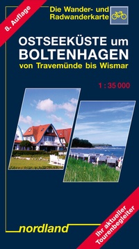 Abbildung von: Ostseeküste um Boltenhagen von Travemünde bis Wismar - Nordland-Kartenvlg